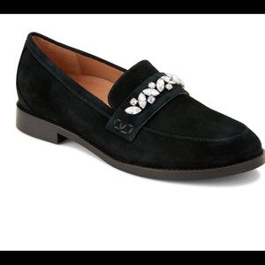 Vionic Black Suede Loafers Size 6